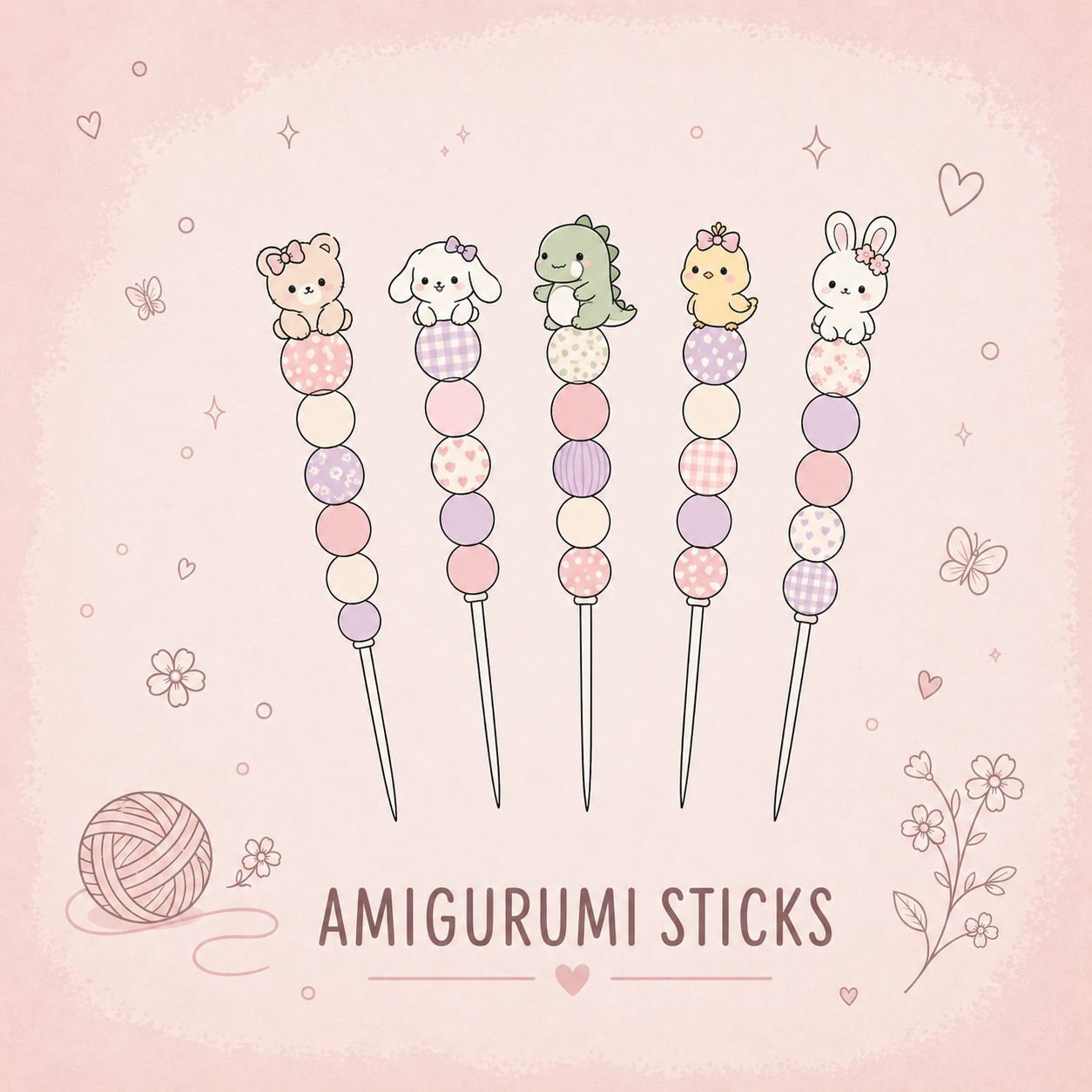 Amigurumi Sticks