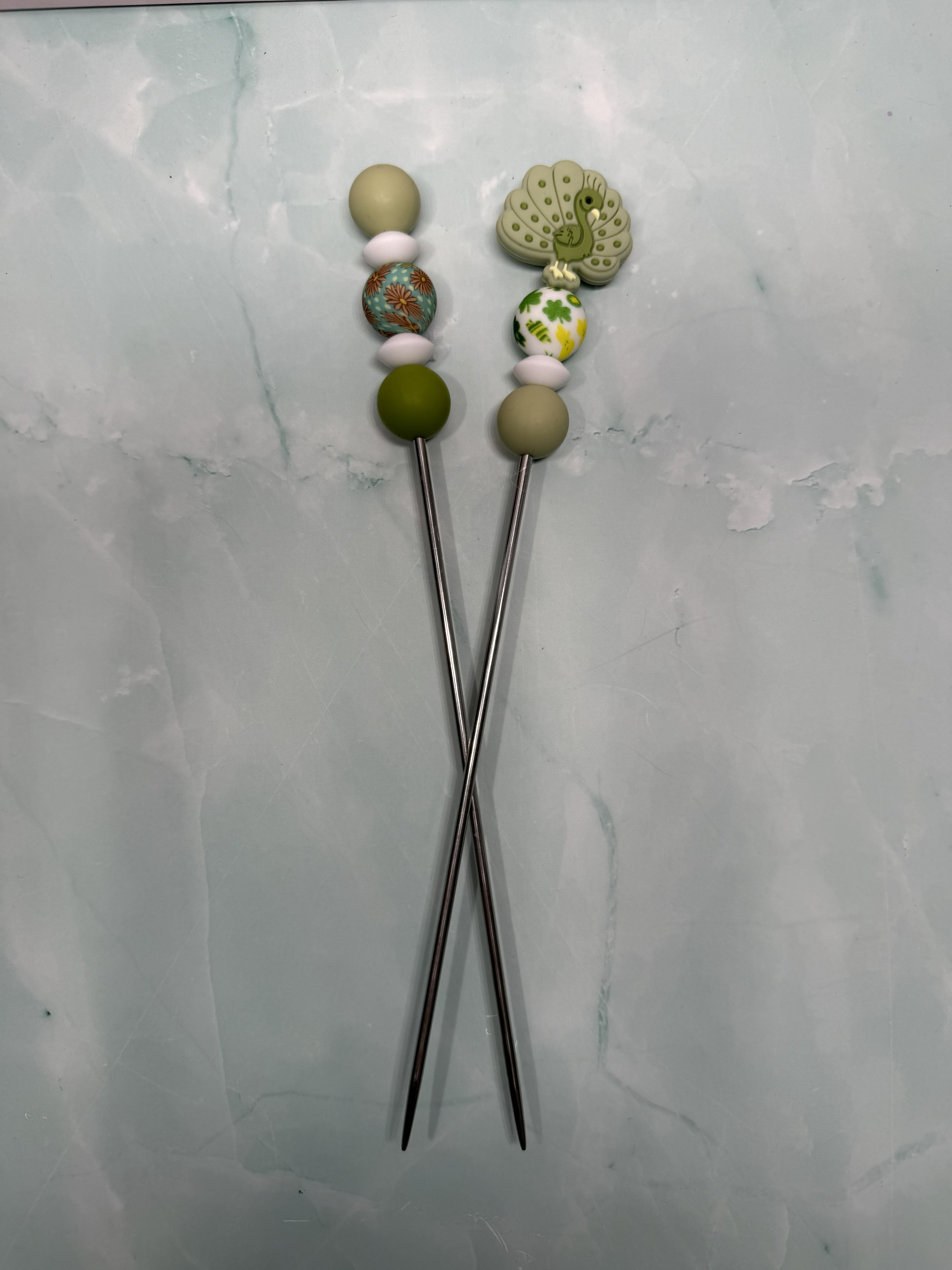Amigurumi Sticks Pfau 🦚 (6)